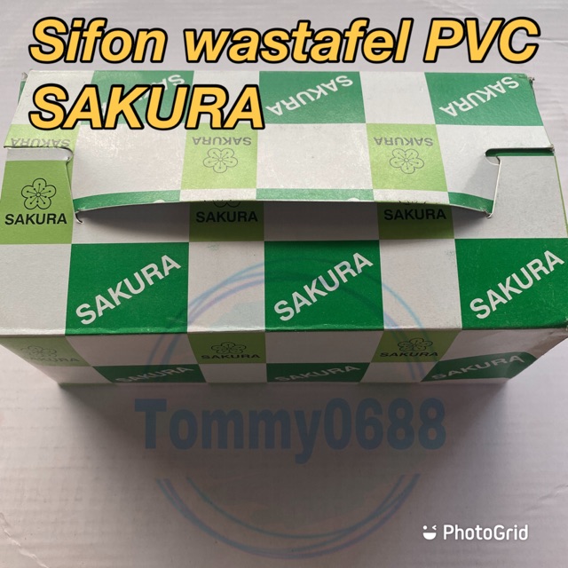 SIFON WASTAFEL PVC SAKURA PEMBUANGAN WASTAFEL
