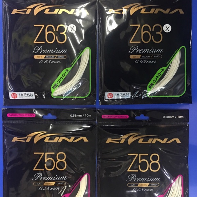 SENAR BADMINTON KIZUNA Z63X SOFT Premium BULUTANGKIS