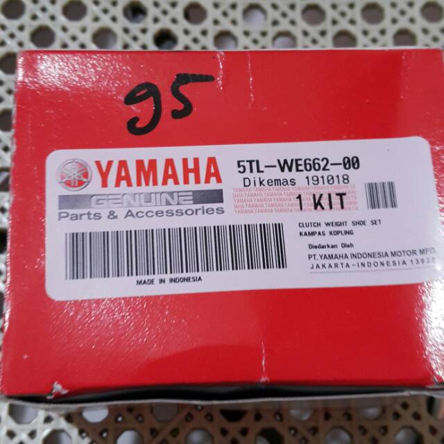 Kampas Ganda Weight Set Clutch Yamaha Mio Mio Soul Fino 5TL WE662 00