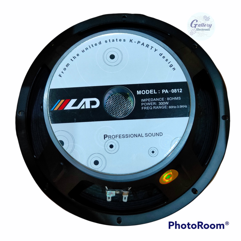 Spiker Speaker LAD midle midel 12 inch PA-0812 300W