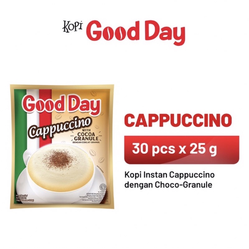 

Good day Cappuccino 30 x 25 gr