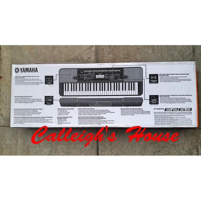 promo Keyboard Yamaha PSR E263 / PSRE263 / PSR-E263 Original diskon