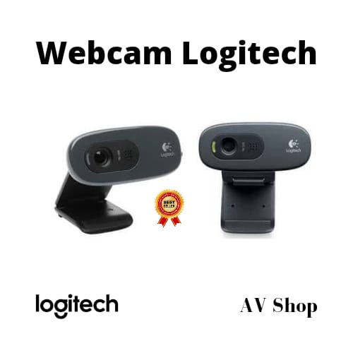 TERLARIS Kamera Webcam Laptop Komputer PC Aksesoris Web Cam Logitech HD 720P