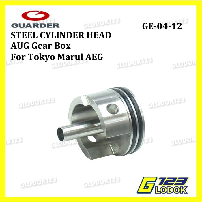 Stainless Steel Cylinder Head With Rubber Pad Cushion For Marui