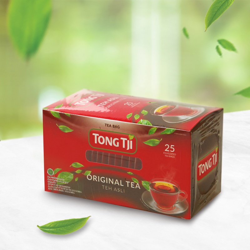 Tong Tji Original Tea dgn Amplop 25s, Teh Celup per Karton isi 40 pack