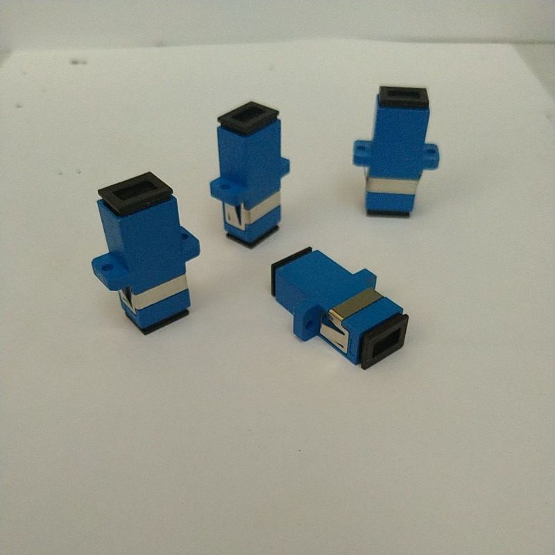 Jual Adapter Sc Upc Fiber Optic Connector Sc Upc Fiber Optic Barrel