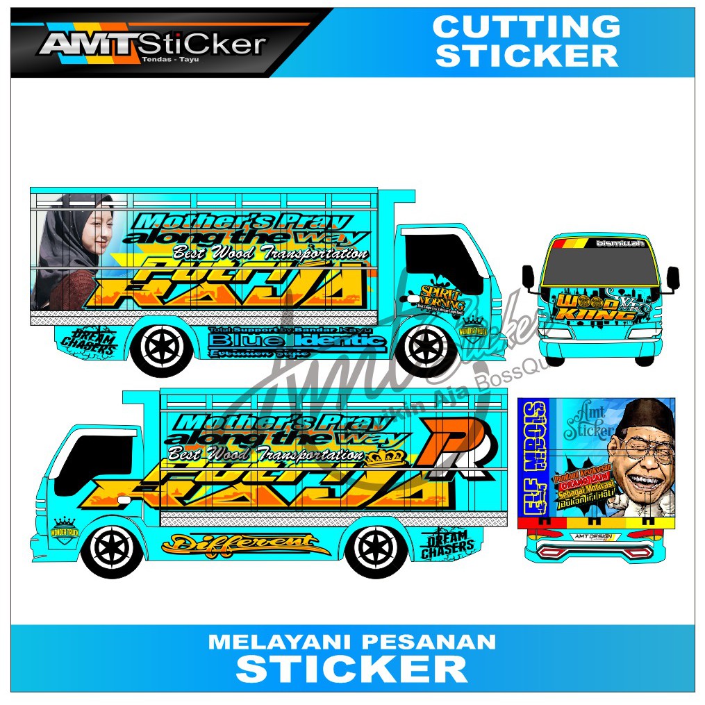 Terlaris Stiker Decal Truk Canter Full Body Sticker Truck Giga Shopee Indonesia