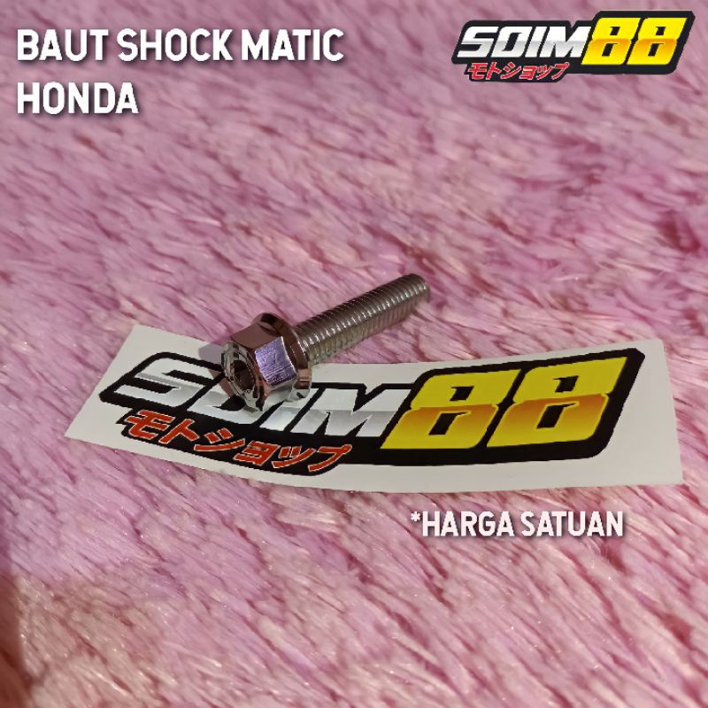 Baut Shock Belakang Vario 125/150/160 PCX 150/160Probolt Heng stainless 2 kunci