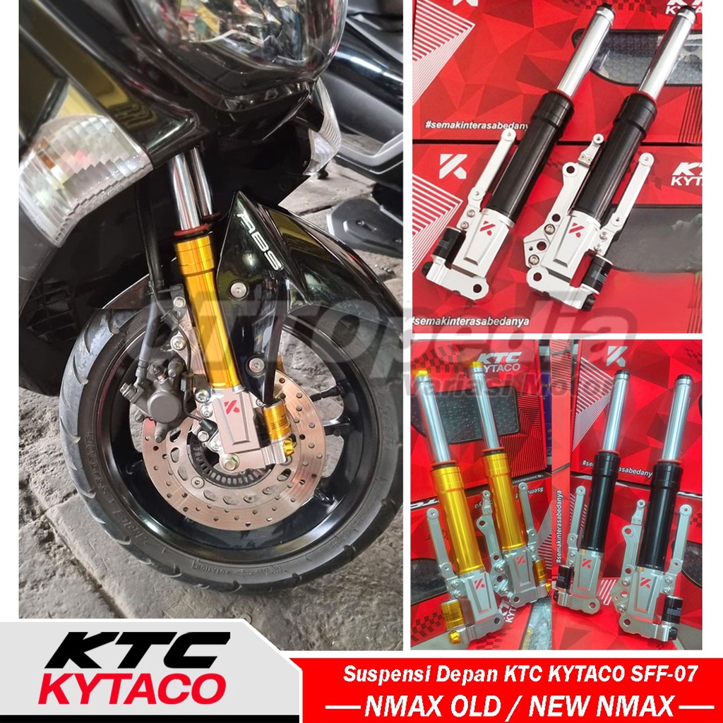 Shock Depan Upside Down Bottom Sok Tabung USD KTC Kytaco pnp Yamaha NMAX Old / All New NMAX 155 Ori