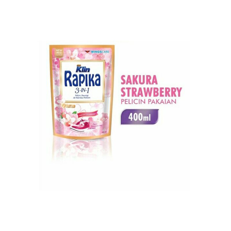 Rapika Pelicin Pakaian Pink Sakura 400Ml