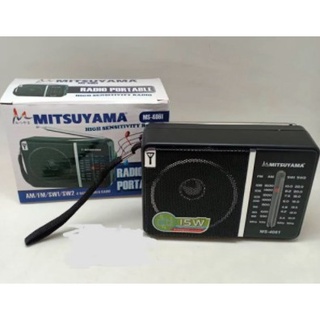 COD RADIO MITSUYAMA PROTABLE MS-4061 AM/FM/SW1/SW2 4 BAND WORLD RADIO