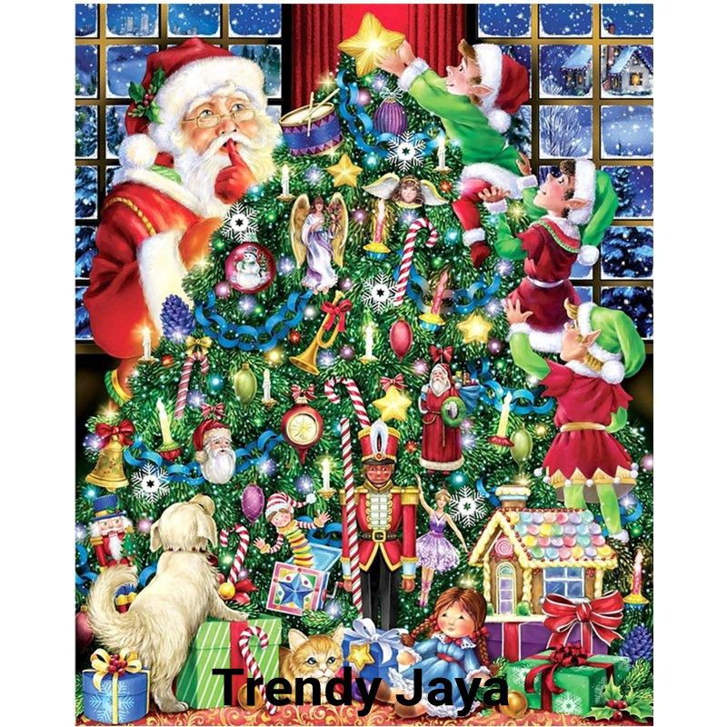 Puzzle 1000 Pcs Ukuran 50 x 75cm Jigsaw Special Christmas Edition