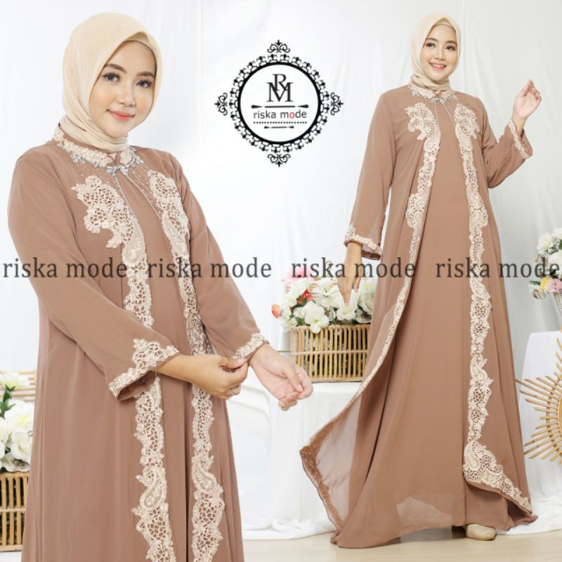 FASHION MUSLIM &gt; GAMIS ASHA - BY RISKA MODE