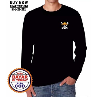 KAOS LUFFY ONE PIECE / KAOS DISTRO/ KAOS MURAH / KAOS PRIA & WANITA / KAOS LENGAN PANJANG