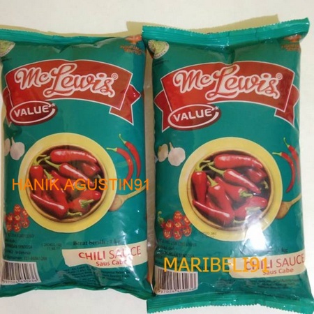 

SAUS SAMBAL MC LEWIS l SAUS TOMAT MC LEWIS 1KG Maribeli91