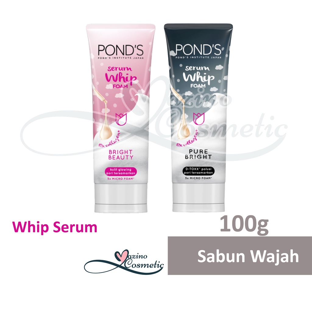 Ponds Pure Bright Whip Facial Foam 100gr