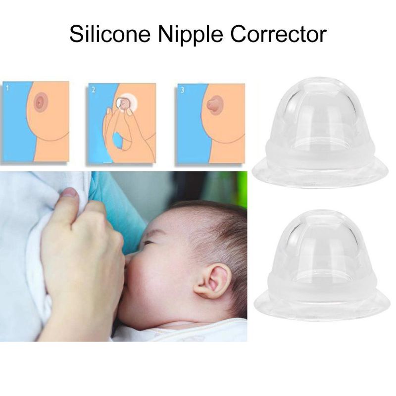 Alat penarik puting datar / nipple puller / nipple corrector / silicone suction koreksi puting tenggelam / anti bingung puting