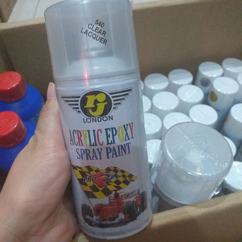 Pilok Pilox Cat Semprot RJ London Clear Lacquer (540) 300cc
