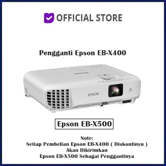 {danitastore} Projektor epson EB-x400 NEW - epson x 400 epson - EB-X500 Berkualitas