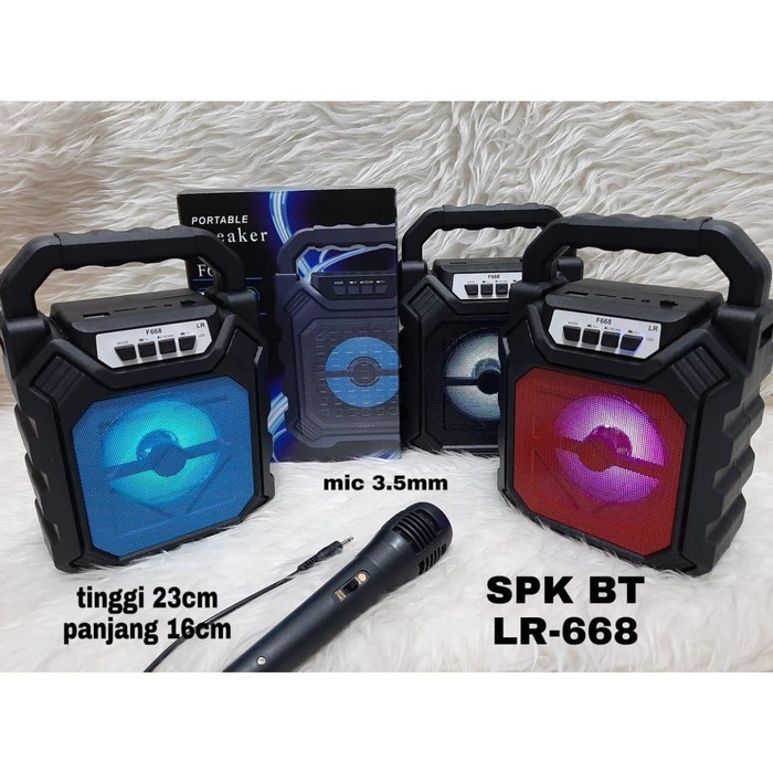 COD - SM88 - Speaker Bluetooth 6.5 Portable Mic YD 668 Karaoke Wireless Super Bass KTV