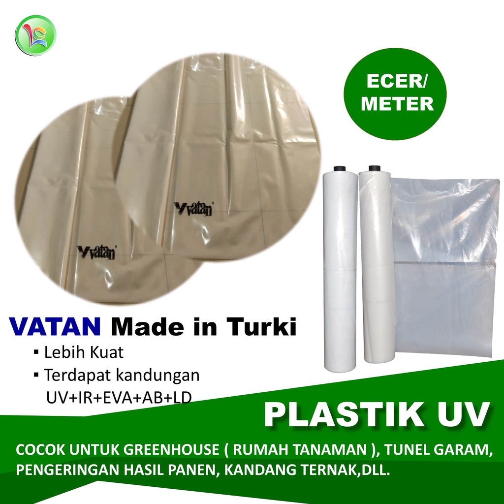 Plastik UV VATAN Meteran Plastik UV Meteran Plastik UV VATAN Termurah Plastik UV 6 Meter Plastik UV 