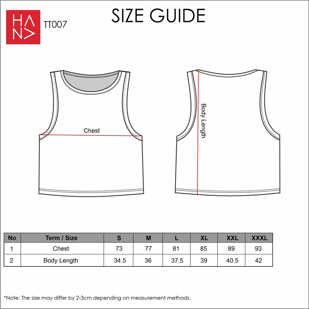 Hana Fashion - Sita Crop Tank Top Atasan Wanita - TT007