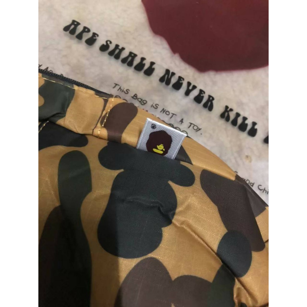 Slingbag BAPE Camo / Tas Selempang BAPE Pria Wanita Tas Kanvas