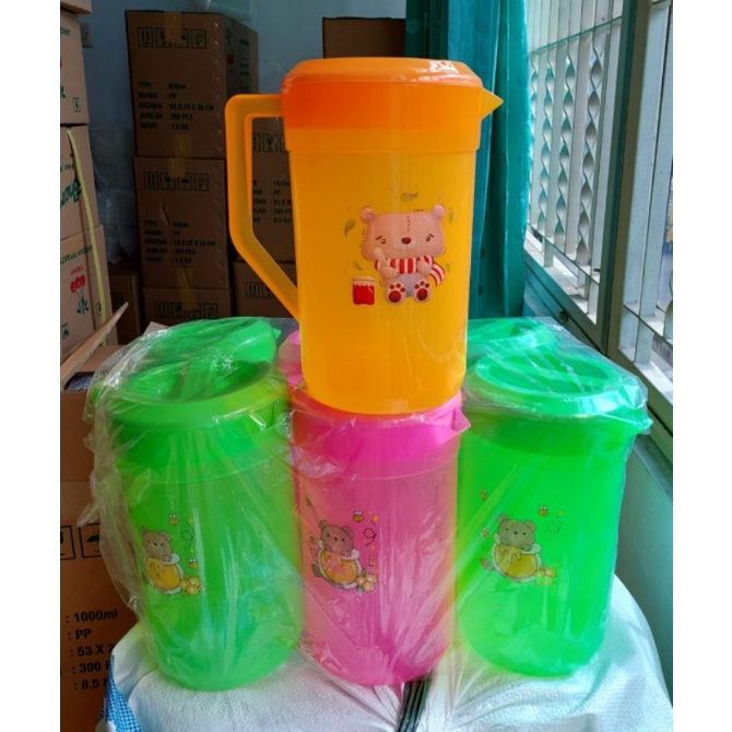 Jual Teko 4l Teko Plastik 4liter 4 L Eskan 41 Ltr Teko Air Minum Teko Plastik Water Jug 6859