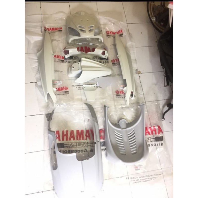 COVER BODY SET YAMAHA MIO SPORTY PUTIH ORI YGP