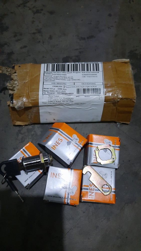 Kunci Camlock 30mm / Kunci Laci Lemari / Kunci Loker / Kunci Etalase Merk Weldom