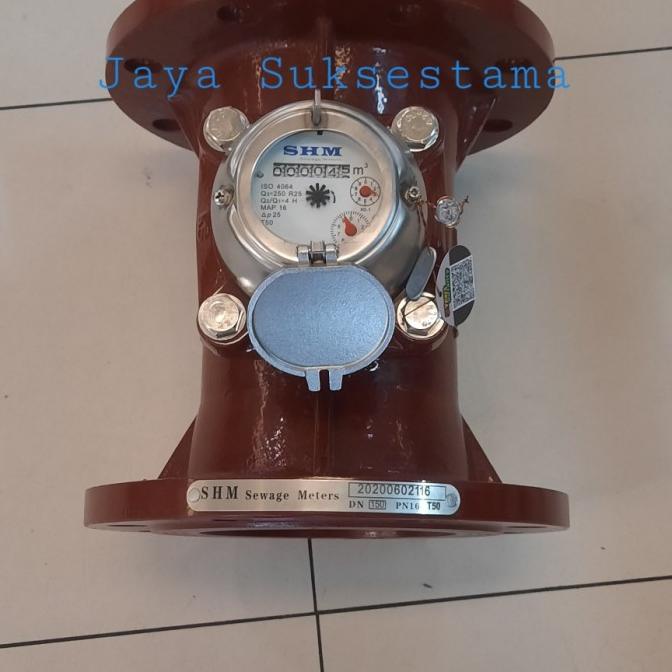 Flow Meter SHM Air Limbah / Kotor / Meteran Air 6" inch Air Dingin