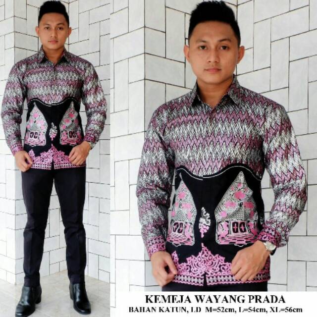 KEMEJA BATIK PRIA MODERN ATASAN BATIK PRIA MURAH BAJU BATIK KANTORAN