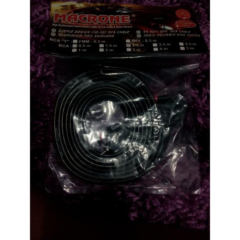 kabel RCA 2,5m Terbaik