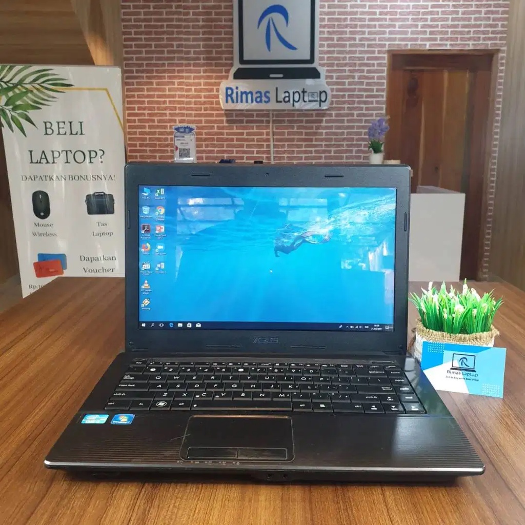 laptop asus i5 ram 4gb hdd 320gb bekas second