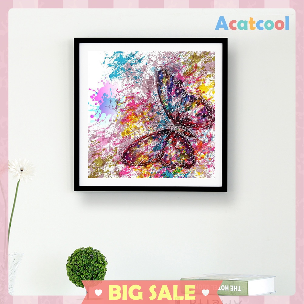 Butterfly 5D Full Drill Diamond Painting Embroidery DIY Cross Stitch Decor