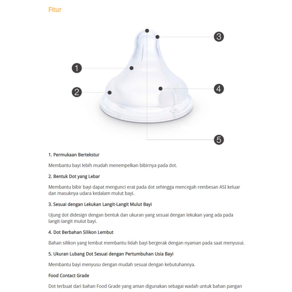 Pigeon SofTouch Peristaltic PLUS Nipple WIDE NECK DOT Blister