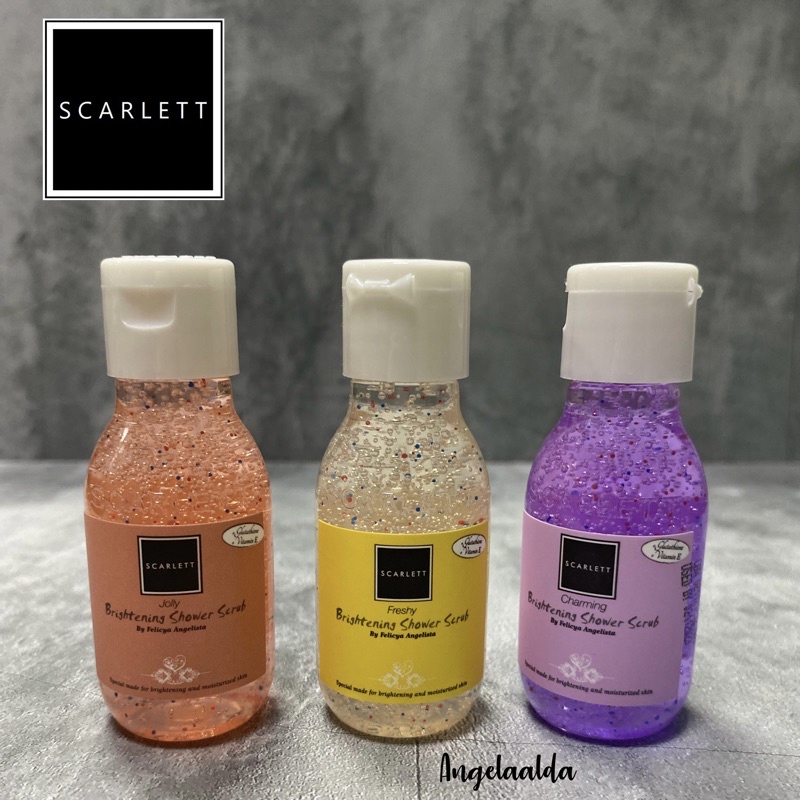 Scarlett Shower Scrub Size 30 ml (Mini/ Travel Size)