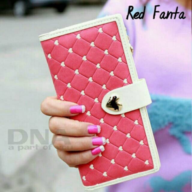 Dompet Wanita Korea Panjang Lucu Model Love