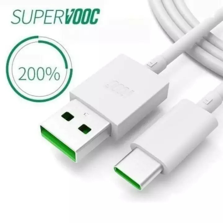 KABEL DATA ORI OPPO SUPPORT VOOC FLASH CHARGING V8 / MICRO DAN TYPE C