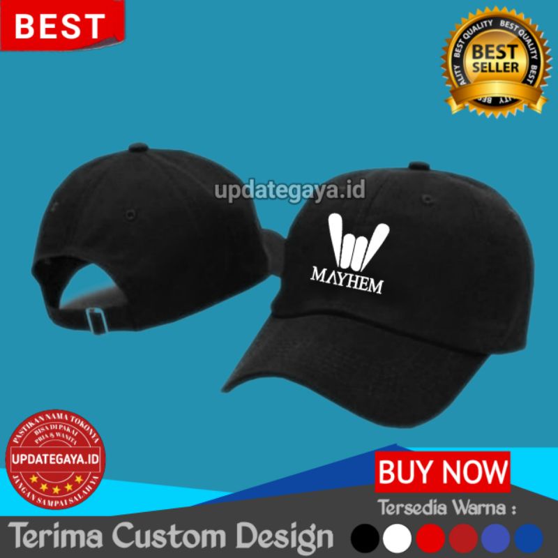 Topi Baseball MAYHEM Distro Keren Murah Cowok Laki Laki Pria Wanita