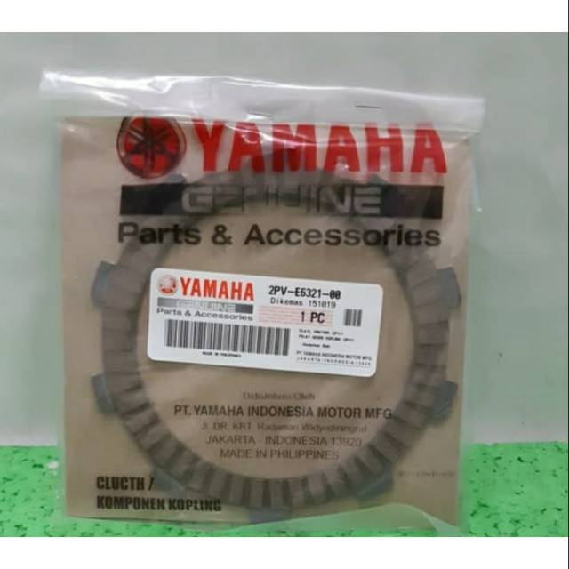 KAMPAS KOPLING MX KING XABRE VIXION NVA ( 1PCS ) ASLI ORIGINAL YAMAHA 2PV E6321 00