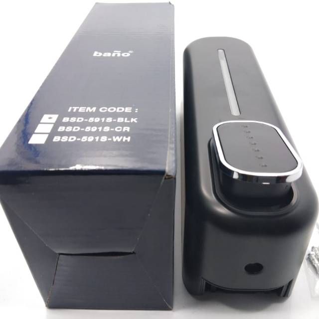 Tempat sabun black / Dispender Soap BSD 591 / Tempat sabun dinding