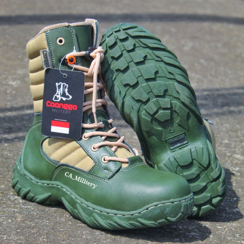 SEPATU PDL KULIT ASLI TERBARU 2021 SEPATU PDL TNI AU AD AL PASKHAS ORIGINAL CAANGGO MILITERY