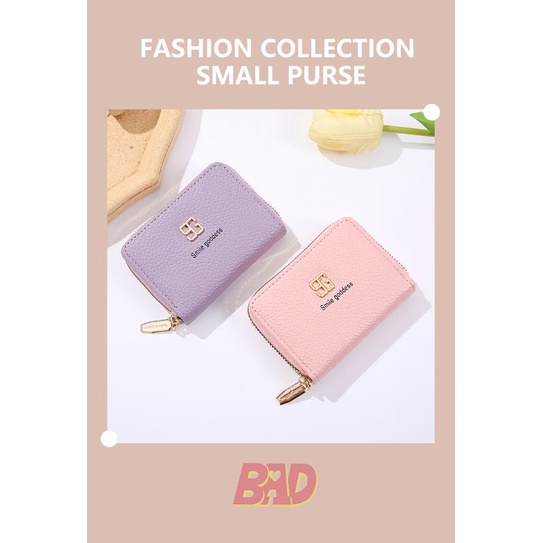 TASBLUE Dompet kartu lidah impor murah/dompet kartu premium 1043 Dompet Kartu Resleting Dompet Mini Wanita Import Korea Fashion Murah