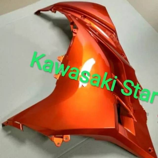 cover body ninja 250 fi orange original kawasaki