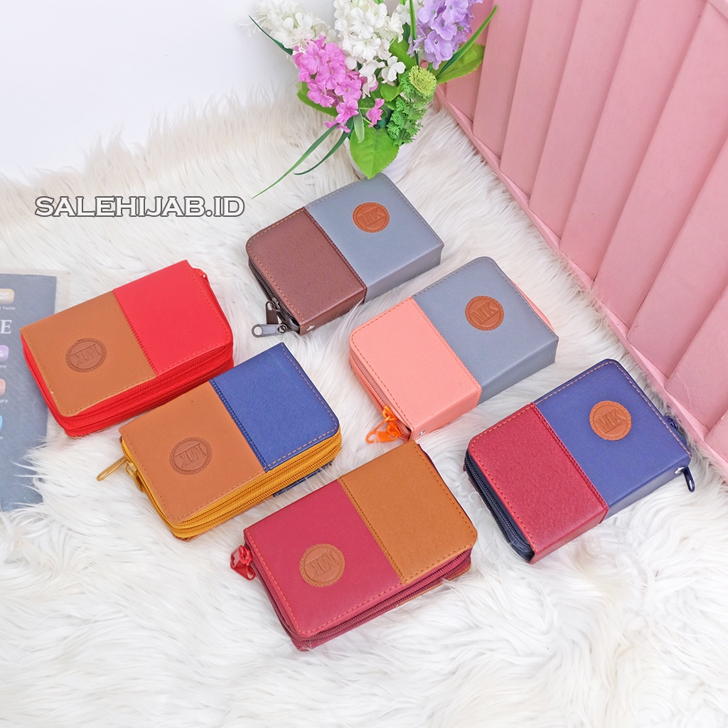 Dompet Wanita Panjang Polos Resleting 2 Besar
