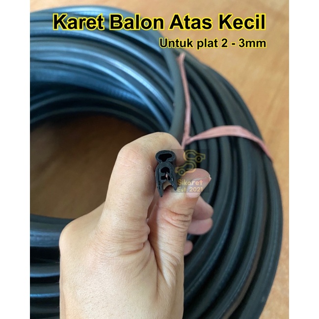 Karet Lis Jepit Balon Atas