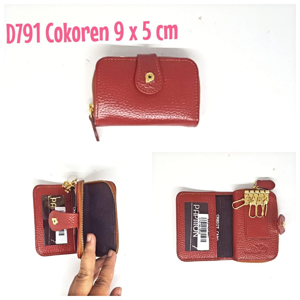 Dompet Kulit Papillon Original D791 Cokoren STNK Gantungan Kunci