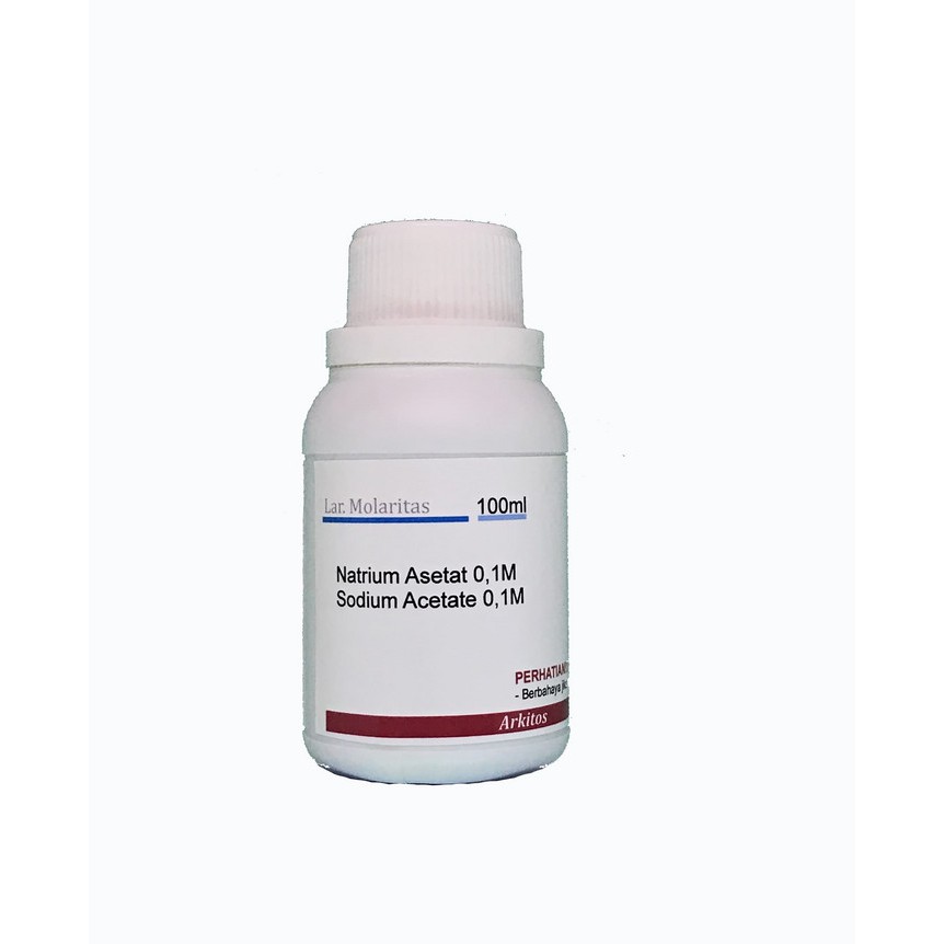 Jual Natrium Asetat 0 1m Larutan Sodium Acetate 0 1 Molar Arkitos