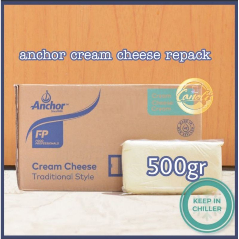 

Anchor cream cheese repack 500 gram
